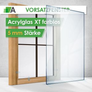 Acrylglas Vorsatzfenster XT farblos 5mm