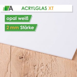 Acrylglas XT Stärke 2 mm opal weiß
