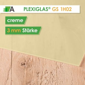 PLEXIGLAS® GS Stärke 3 mm creme 1H02