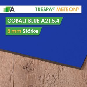 TRESPA® METEON® Cobalt Blue - A21.5.4 - Stärke 8mm - 4270 x 2130