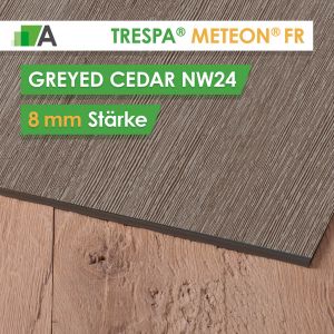 TRESPA® METEON® FR Greyed Cedar - NW24 - Stärke 8mm - 3650 x 1860