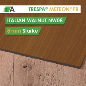 TRESPA® METEON® FR Italian Walnut - NW08 - Stärke 8mm - 3650 x 1860