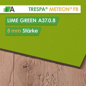 TRESPA® METEON® FR Lime Green - A37.0.8 - Stärke 8mm - 4270 x 2130