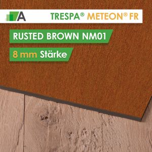 TRESPA® METEON® FR Rusted Brown - NM01 - Stärke 8mm - 3650 x 1860