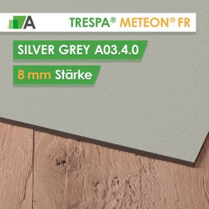 TRESPA® METEON® FR Silver Grey - A03.4.0 - Stärke 8mm - 4270 x 2130