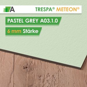 TRESPA® METEON® Pastel Grey - A03.1.0 - Stärke 6mm - 2550 x 1860