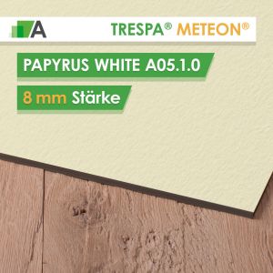 TRESPA® METEON® Papyrus White - A05.1.0 - Stärke 8mm - 3050 x 1530