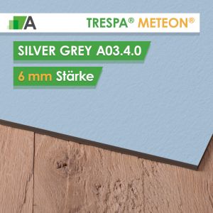 TRESPA® METEON® Silver Grey - A03.4.0 - Stärke 6mm - 4270 x 2130