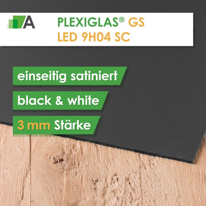 Plexiglas® GS Acrylglas 3mm Stärke Zuschnitt Hellgrün lichtdurchlässig LED 
