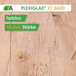 Laser Zuschnitt 124,99 €/m² 6 mm PLEXIGLAS® XT klar Größe wählbar 