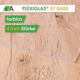 PLEXIGLAS® XT klar 4 mm 114,99 €/m² Laser Zuschnitt Größe wählbar 